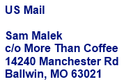 US Mail for Sam Malek